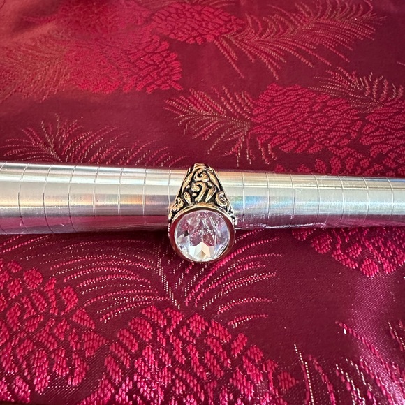 Cocktail Ring gold tone made in Thailand - Picture 4 of 7